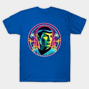 Spock - Ruminations In Neon T-Shirt